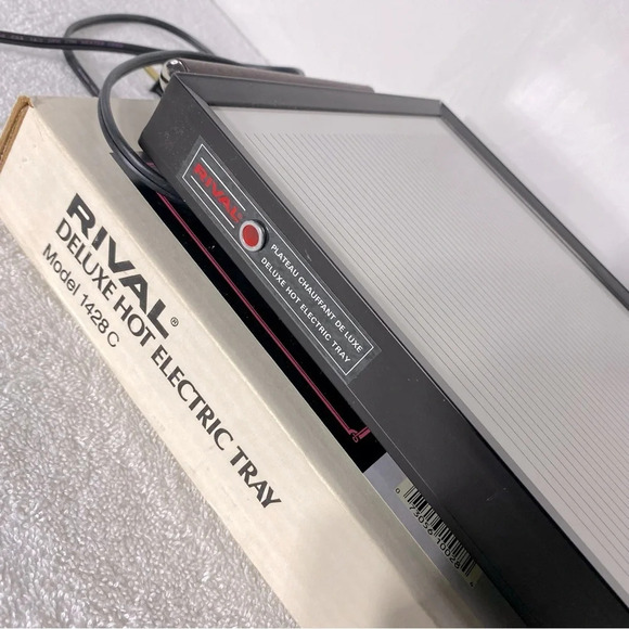 Vintage Rival Deluxe Hot Electric Tray - Picture 11 of 16